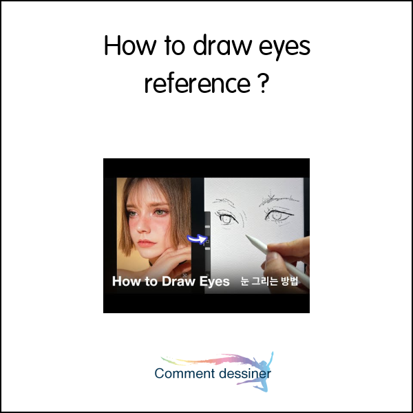 How to draw eyes reference